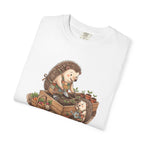 Hedgehog Papa Son T-Shirt Gardening