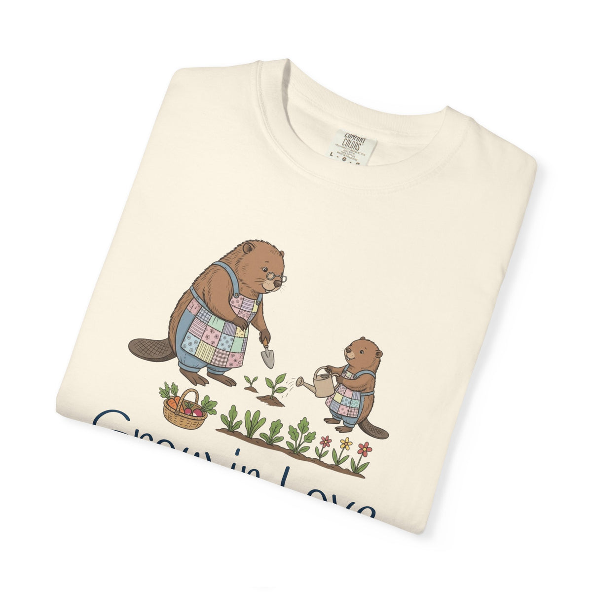 Beaver Mom & Daughter Gardening T-Shirt