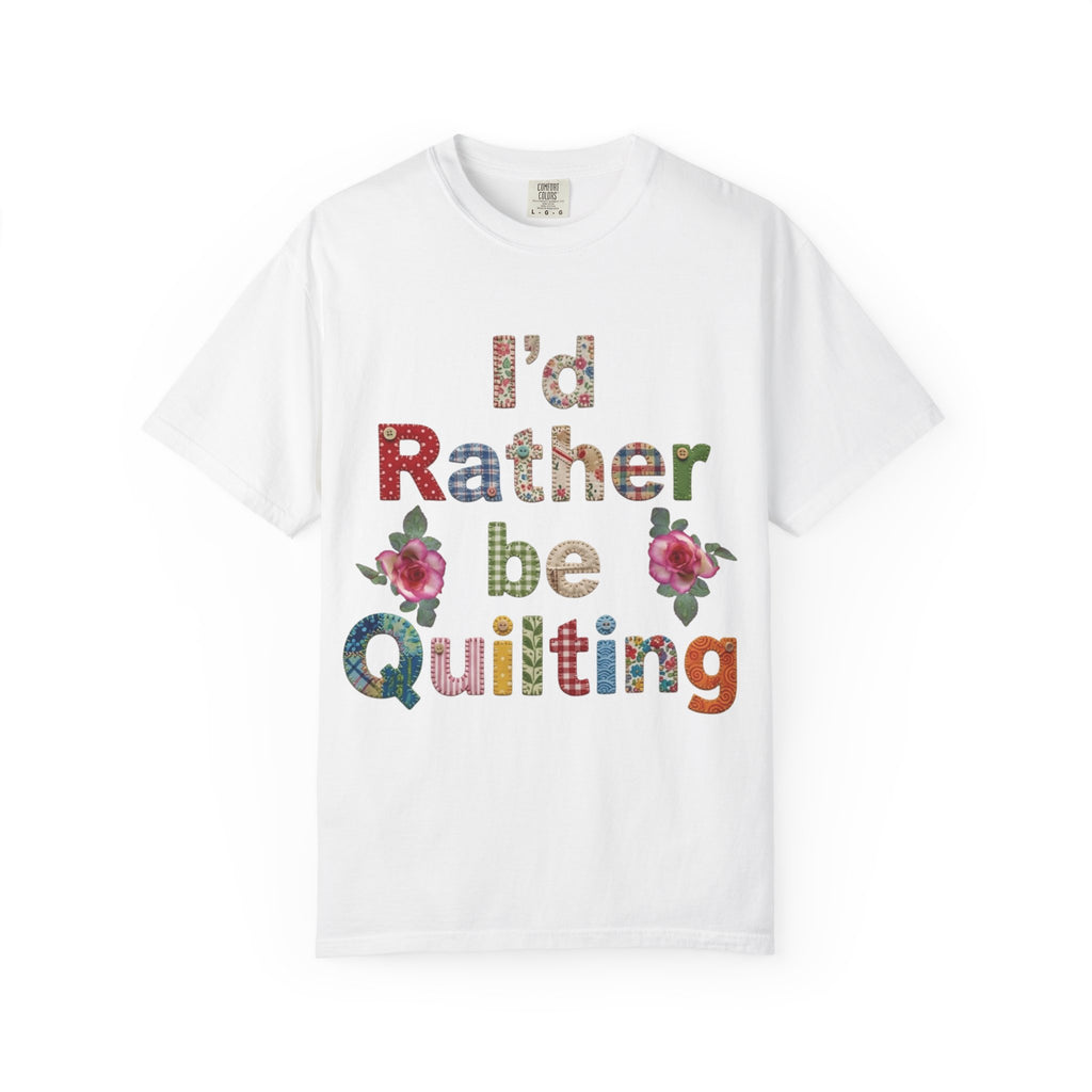 Quilting T-Shirt | Patchwork Typography