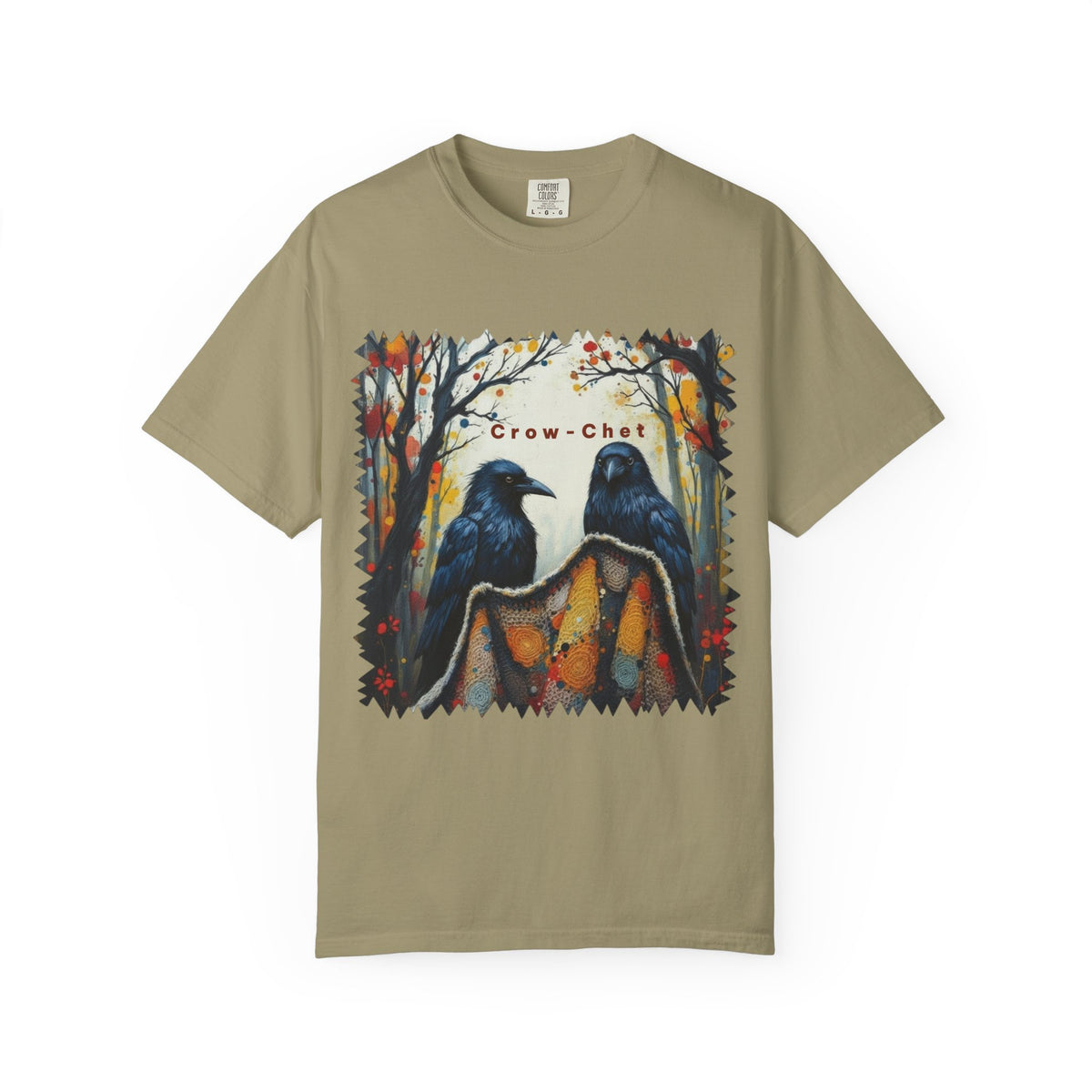 Crow-Chet Dark Romantic Forest T-Shirt