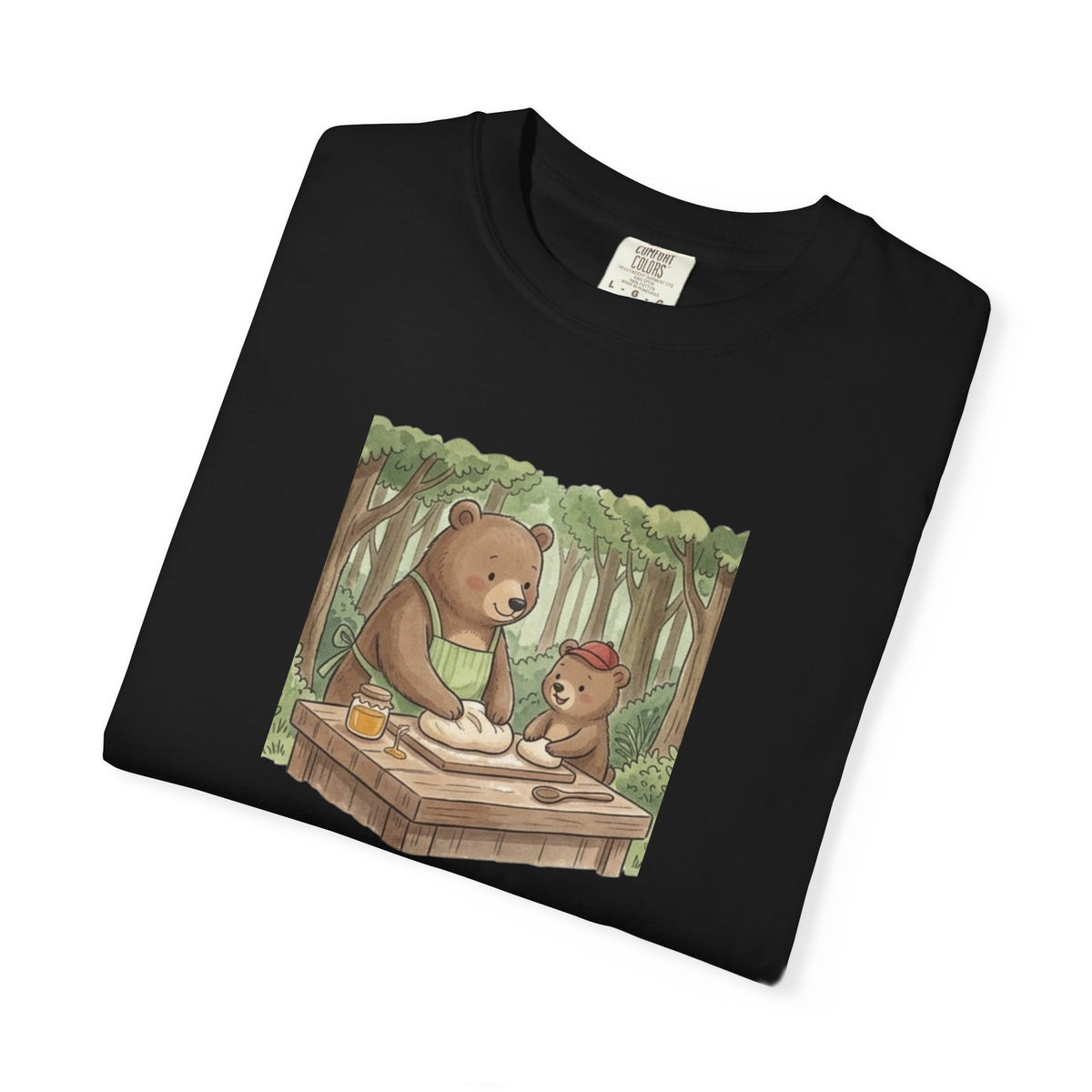 Bear Dad Son Cub Woodland T-Shirt