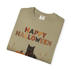 Black Cat Pumpkin T-Shirt Happy Halloween