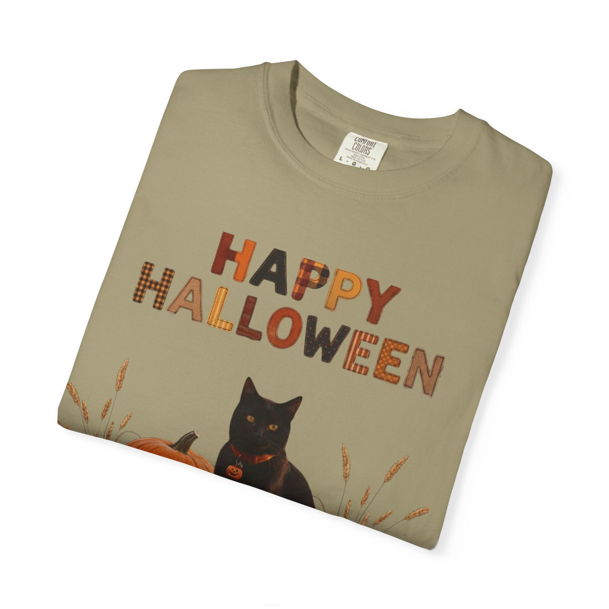 Black Cat Pumpkin T-Shirt Happy Halloween