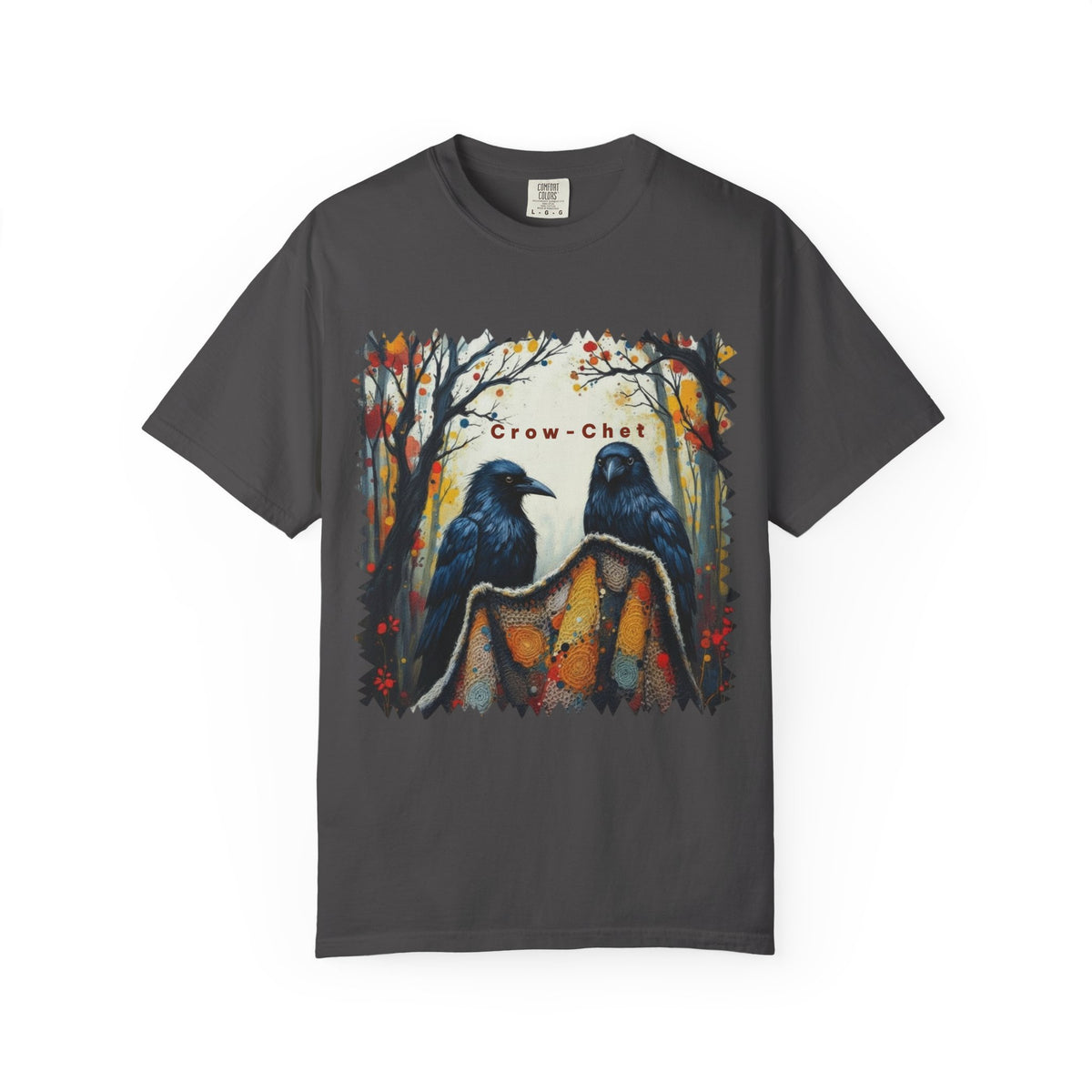 Crow-Chet Dark Romantic Forest T-Shirt