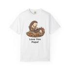 Hedgehog Papa Son T-Shirt Gardening