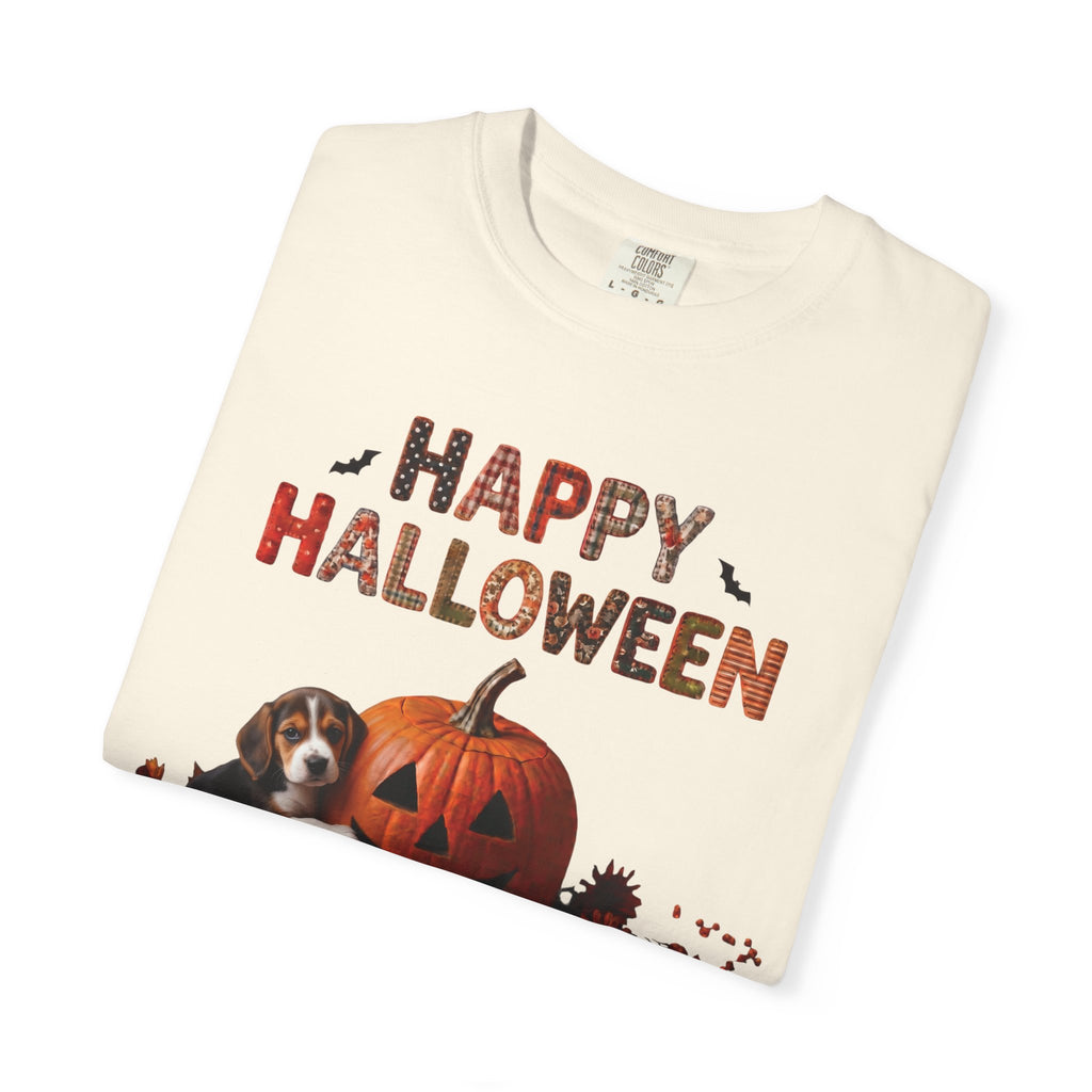 Halloween Pumpkin Beagle Puppy T-Shirt