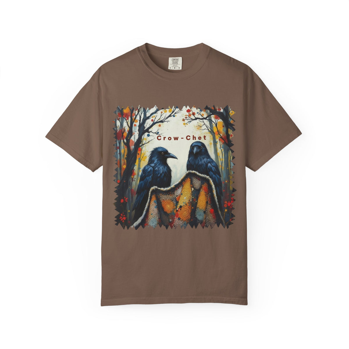 Crow-Chet Dark Romantic Forest T-Shirt