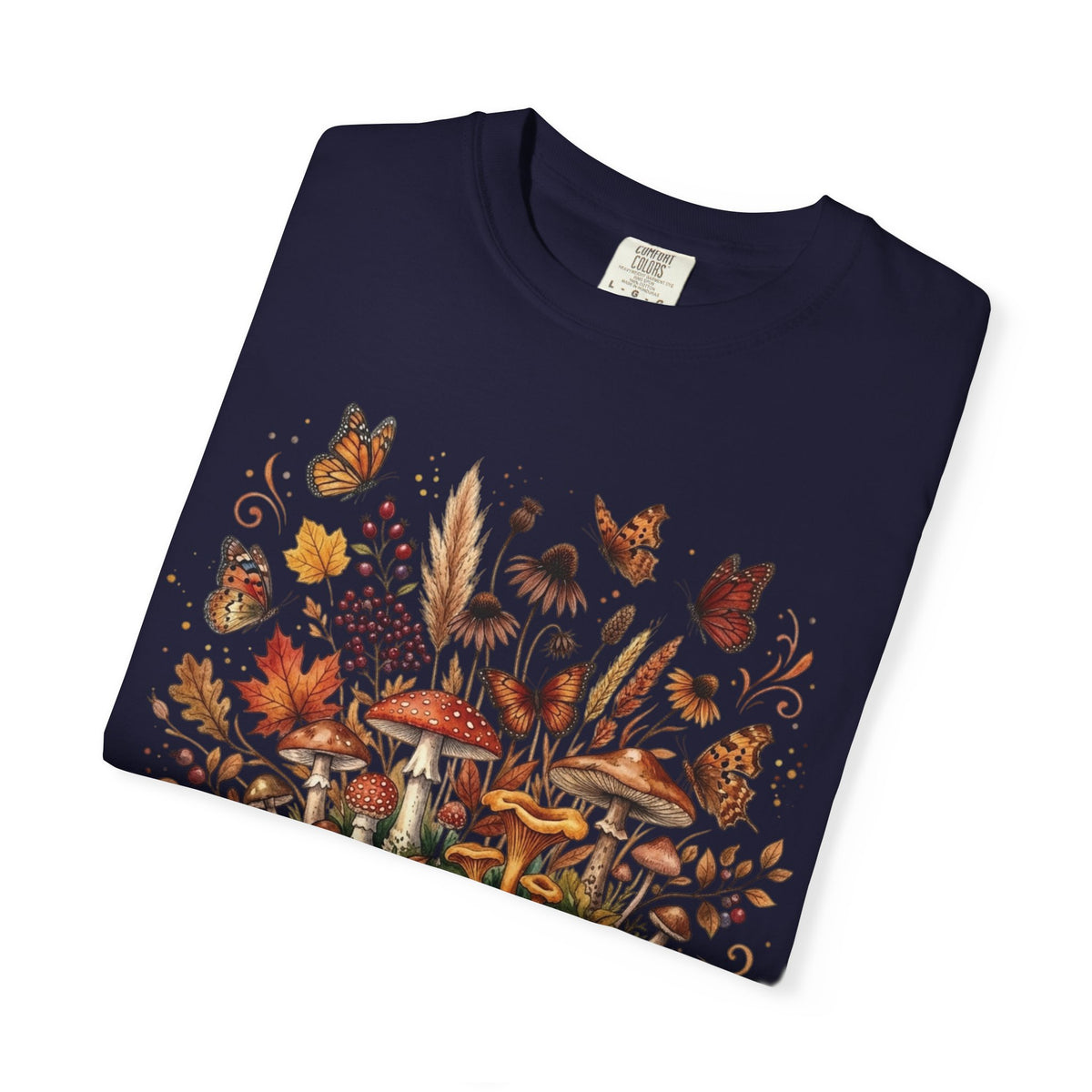 Fall Autumn Floral Be Kind T-Shirt
