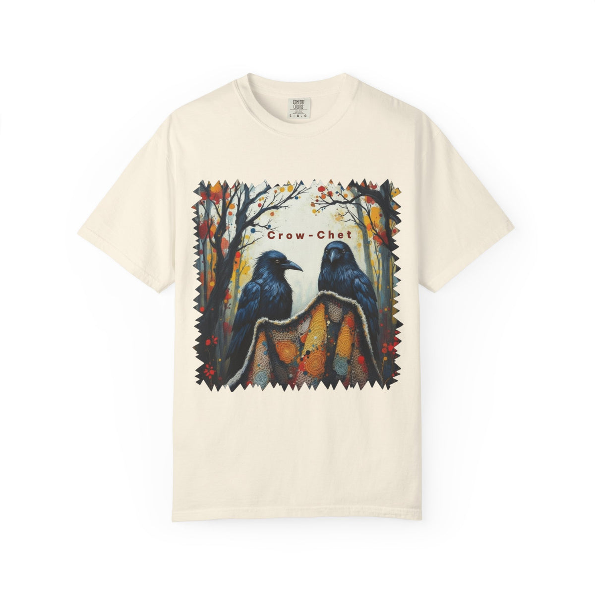 Crow-Chet Dark Romantic Forest T-Shirt