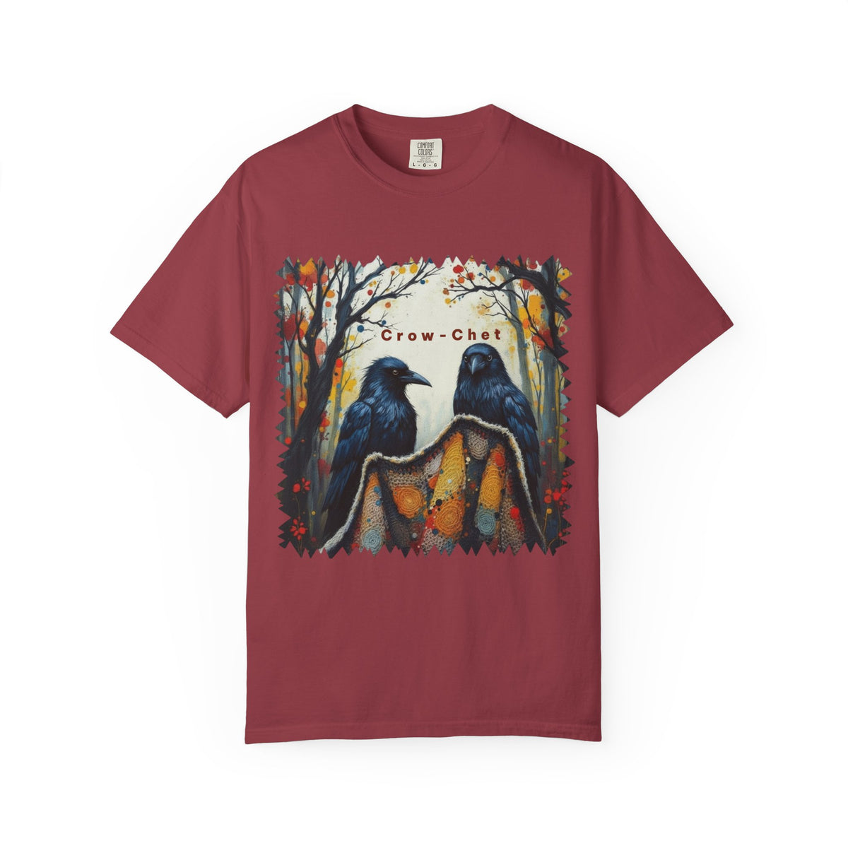 Crow-Chet Dark Romantic Forest T-Shirt