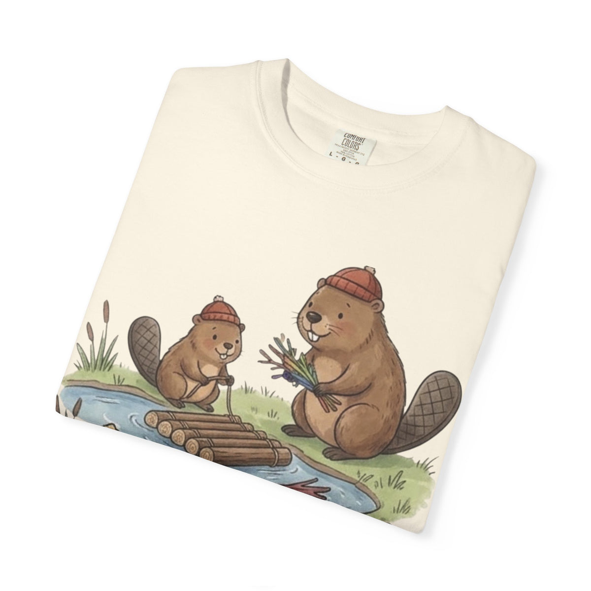 Beaver Dad Son Team Building T-Shirt