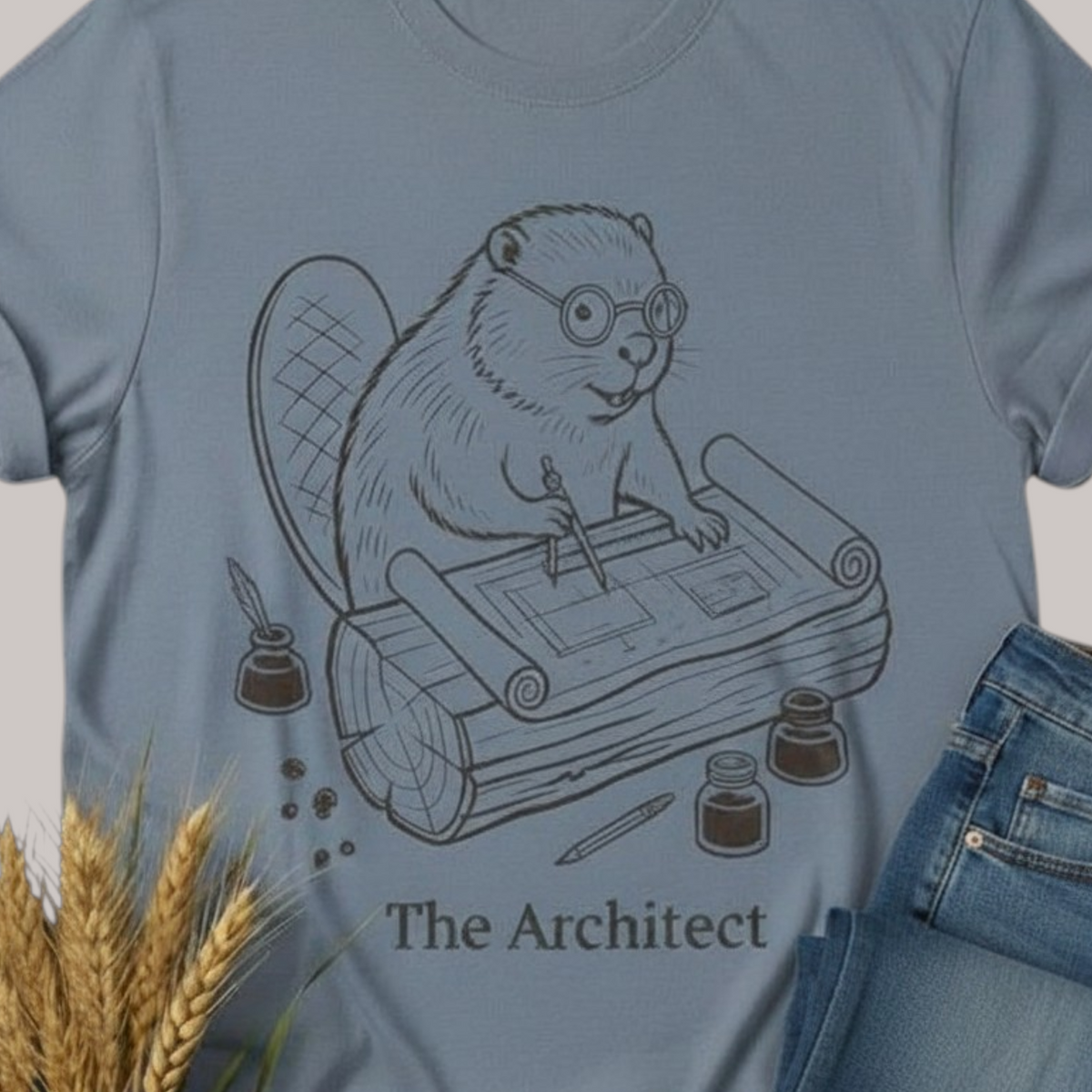 Beaver the Architect T-Shirt