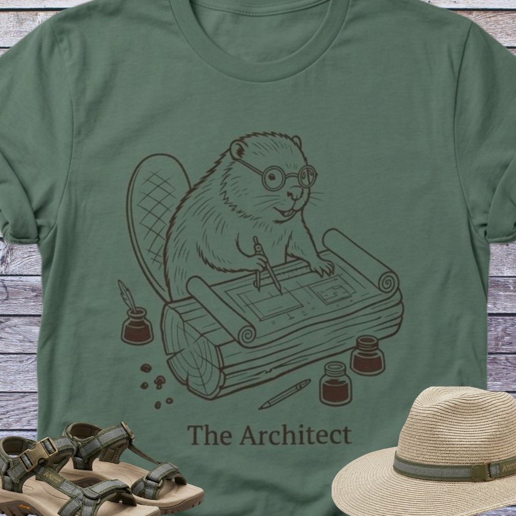 Beaver the Architect T-Shirt