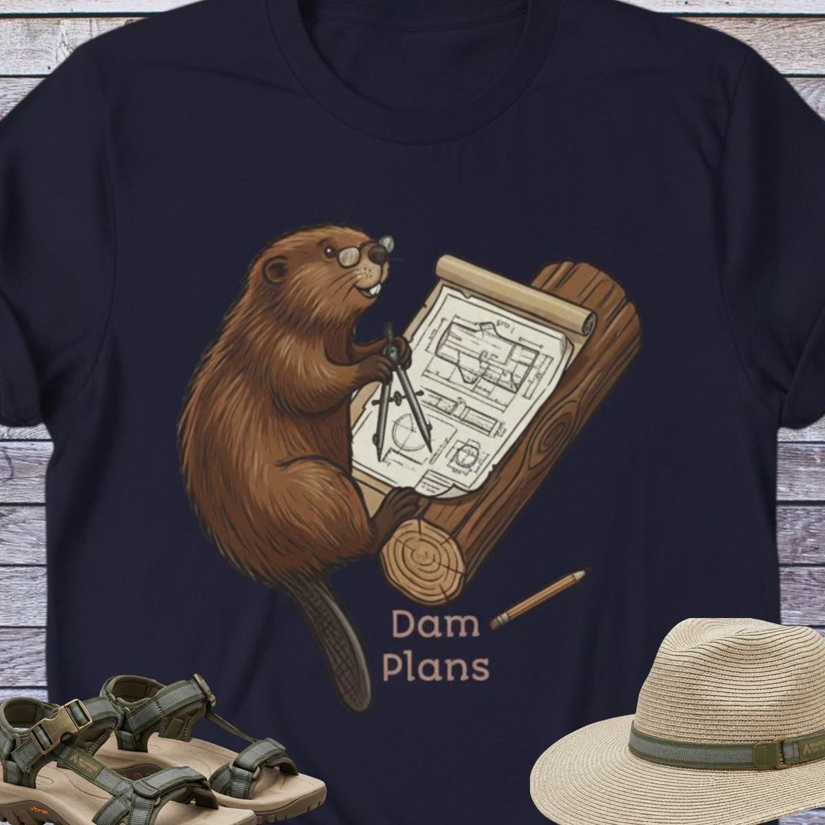 Beaver Architect Dam T-shirt