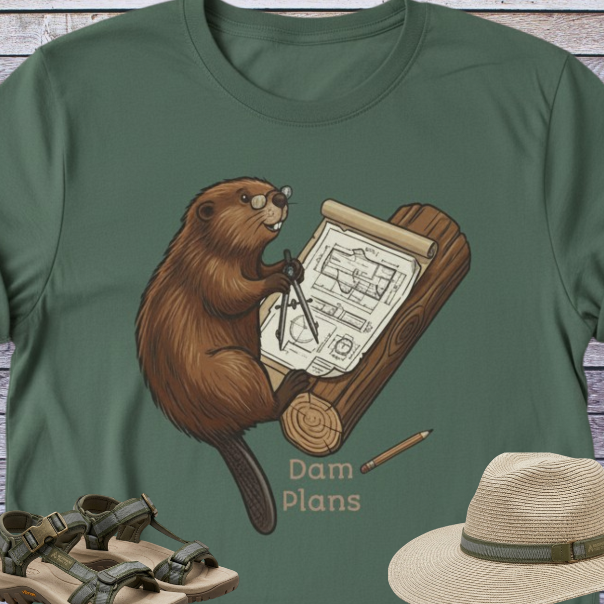 Beaver Architect Dam T-shirt