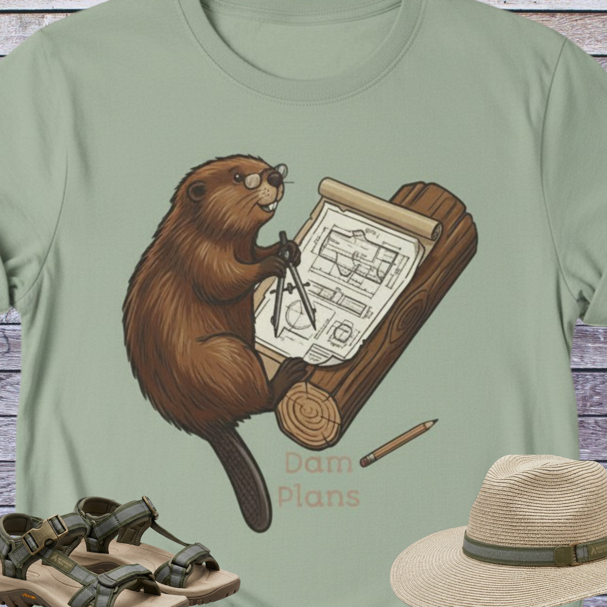 Beaver Architect Dam T-shirt