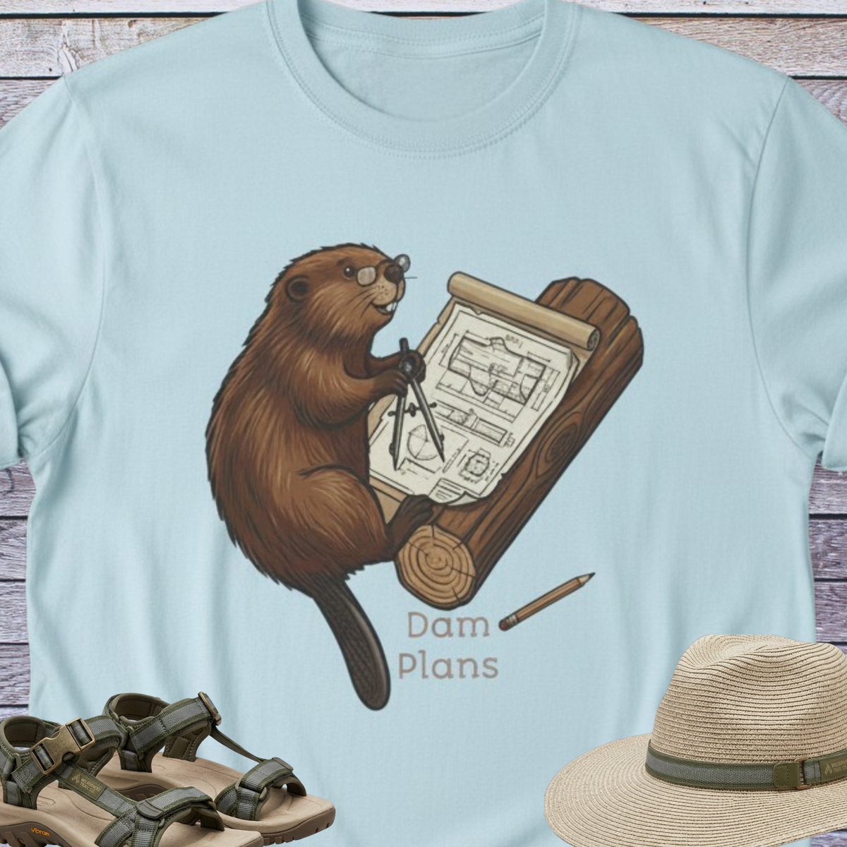 Beaver Architect Dam T-shirt