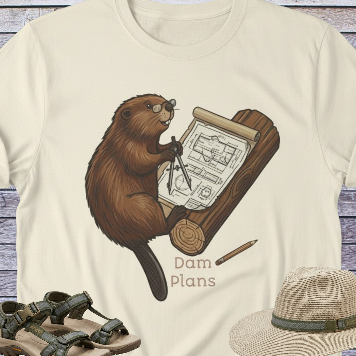 Beaver Architect Dam T-shirt