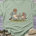Beaver Tea Party T-Shirt Mom Daughter