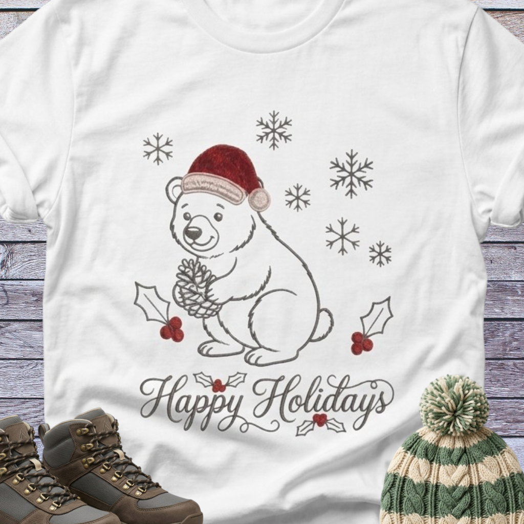Bear Cub Santa T-Shirt