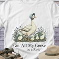 Mama Goose with Gooselings on Farm T-Shirt