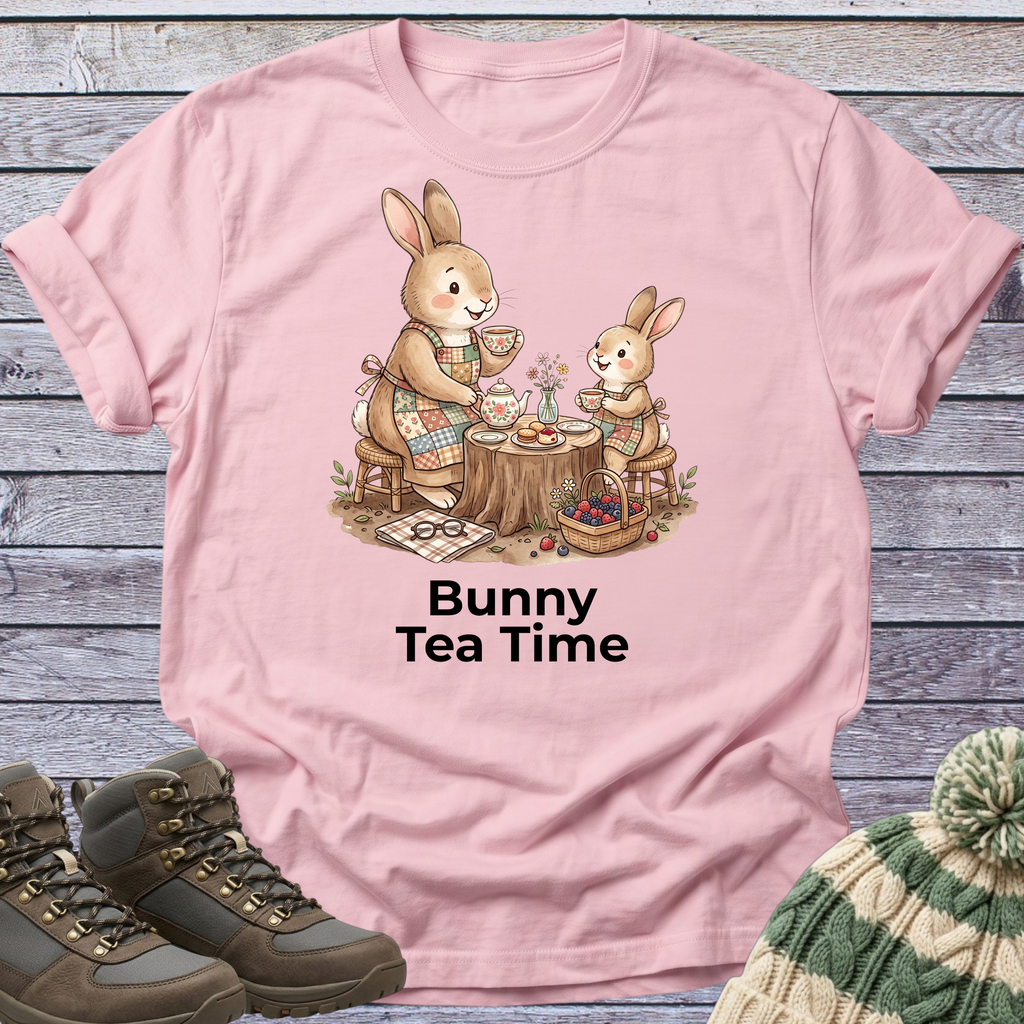 Bunny Mom Tea Party T-Shirt