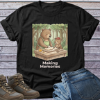 Bear Dad Son Cub Woodland T-Shirt