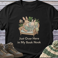 Rabbits Reading in Book Nook T-Shirt