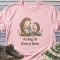 Porcupine Mom Daughter Crochet T-Shirt