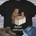 Bears Baking Pies Woodland T-Shirts