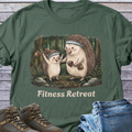 Hedgehog Fitness Retreat Woodland T-Shirt