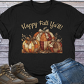 Happy Fall Y'all Pumpkin Patchwork T-Shirt