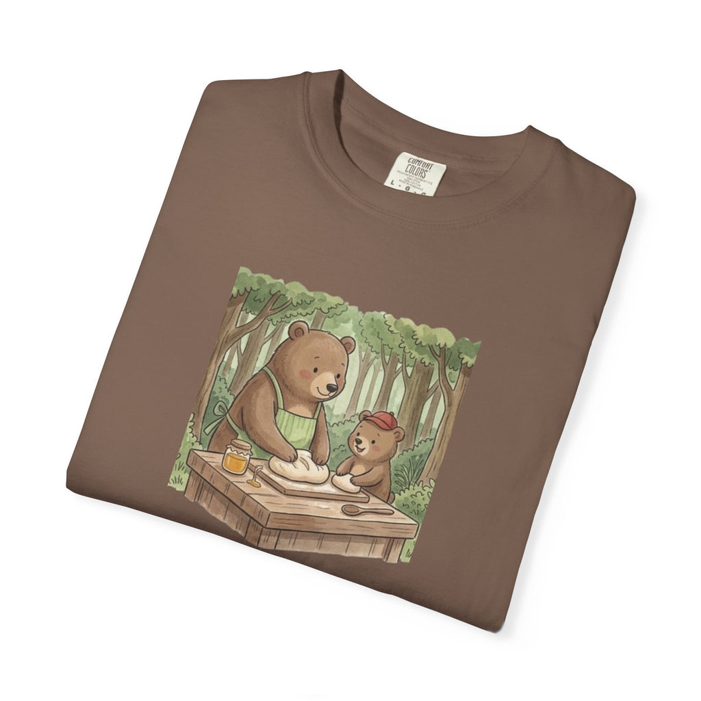 Bear Dad Son Cub Woodland T-Shirt