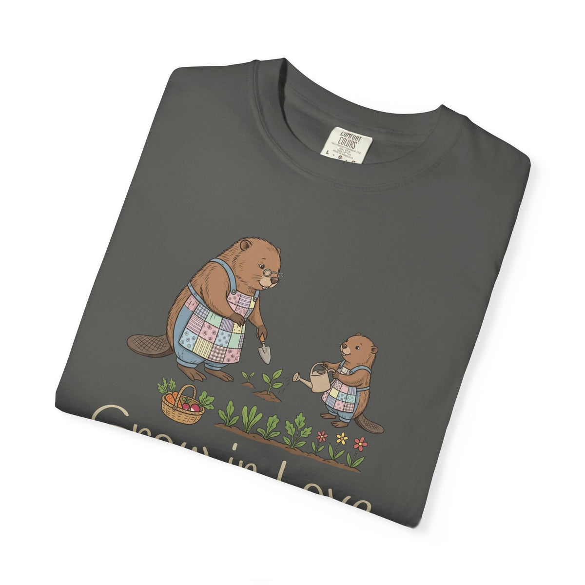 Beaver Mom & Daughter Gardening T-Shirt