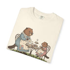 Beaver Tea Party T-Shirt Mom Daughter