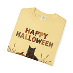Black Cat Pumpkin T-Shirt Happy Halloween