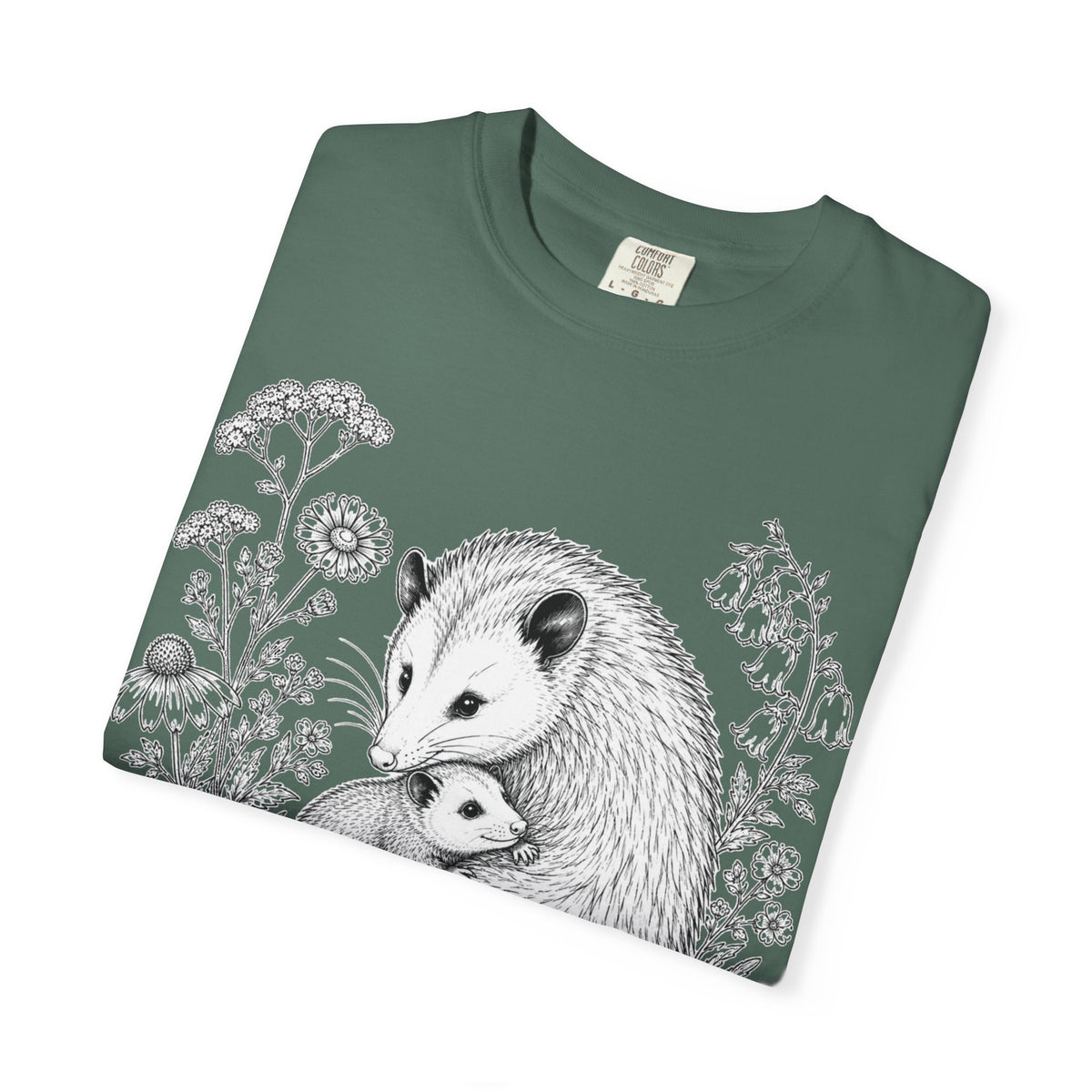 Opossum Mom Baby T-Shirt