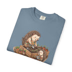 Hedgehog Papa Son T-Shirt Gardening