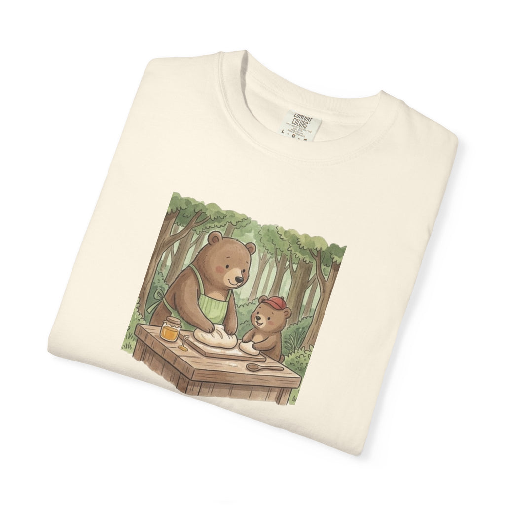 Bear Dad Son Cub Woodland T-Shirt