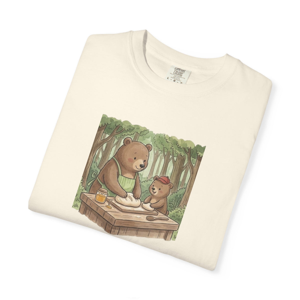 Bear Dad Son Cub Woodland T-Shirt