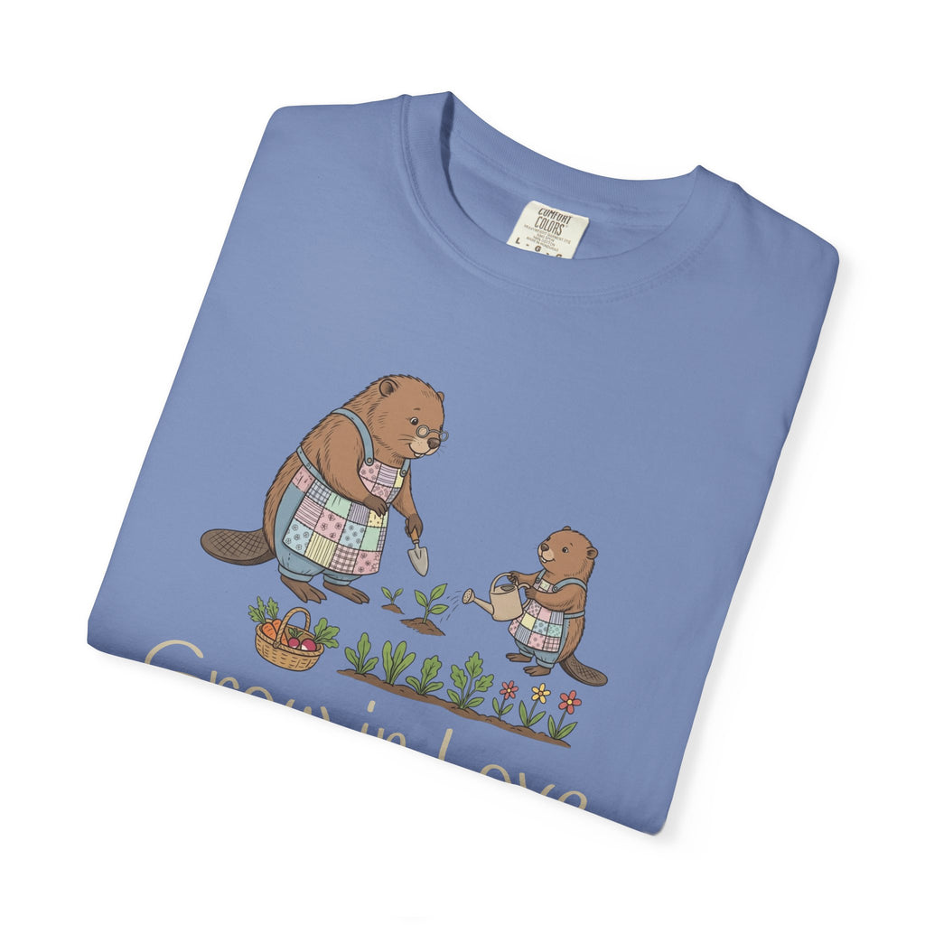 Beaver Mom & Daughter Gardening T-Shirt