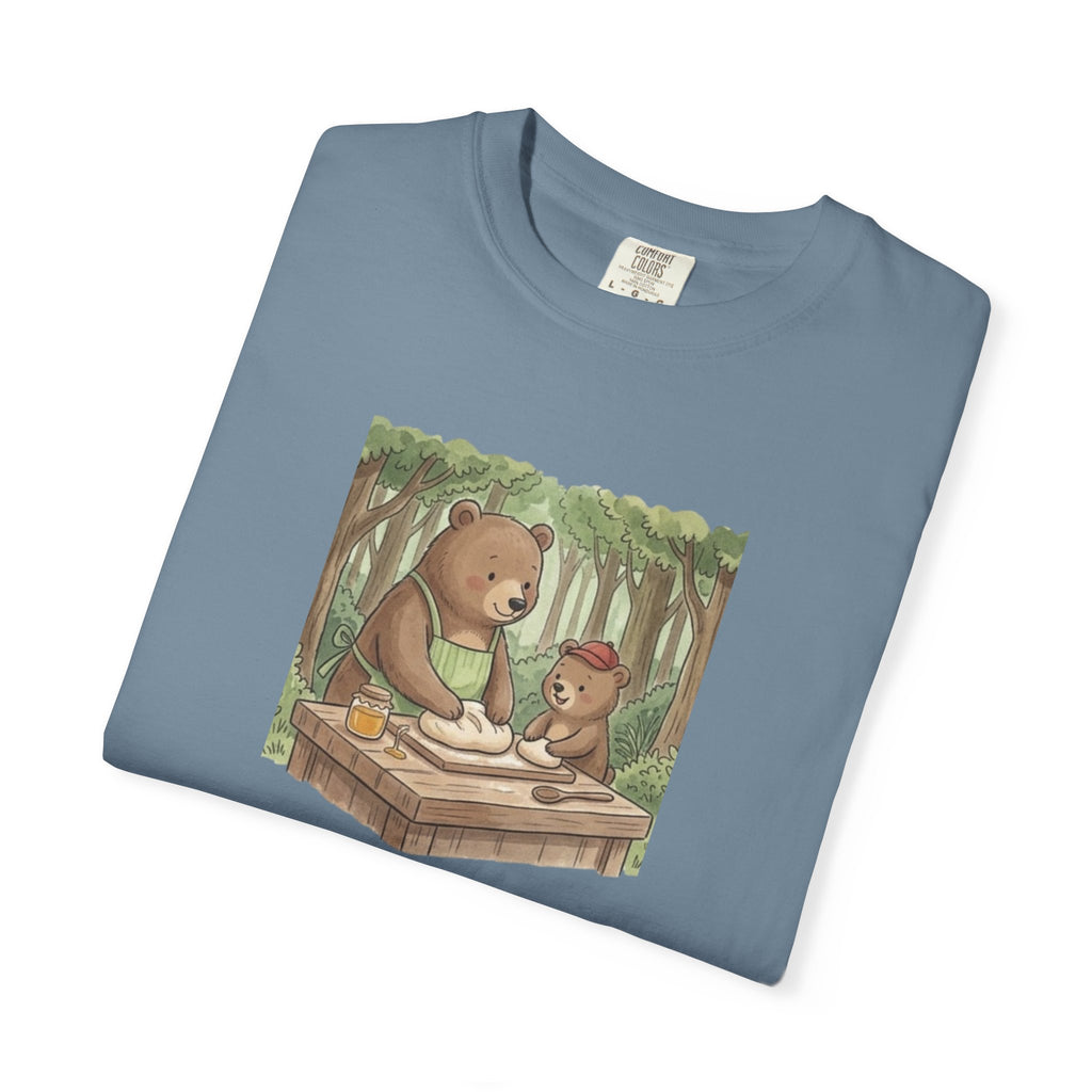 Bear Dad Son Cub Woodland T-Shirt