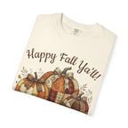 Happy Fall Y'all Pumpkin Patchwork T-Shirt