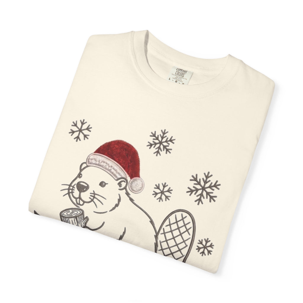 Beaver Santa Holidays Christmas T-Shirt