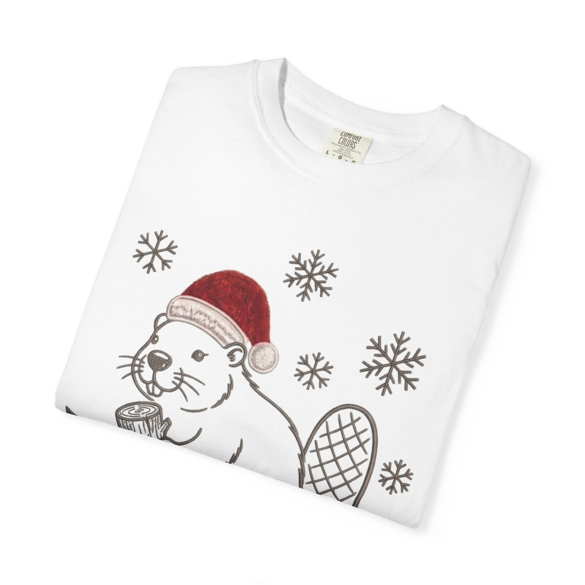 Beaver Santa Holidays Christmas T-Shirt