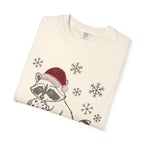 Raccoon & Cookie Santa Holidays Christmas T-Shirt
