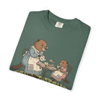 Beaver Tea Party T-Shirt Mom Daughter