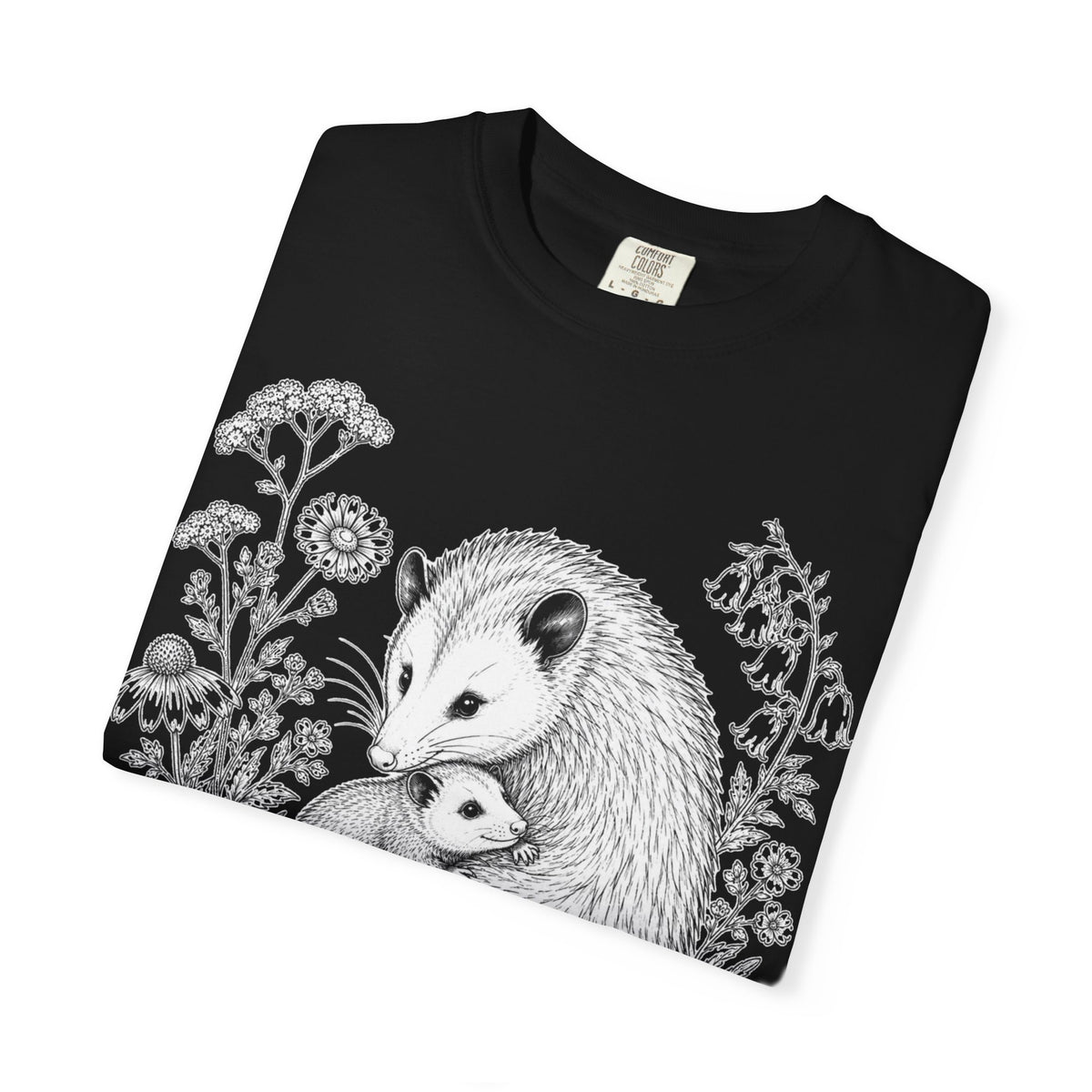 Opossum Mom Baby T-Shirt