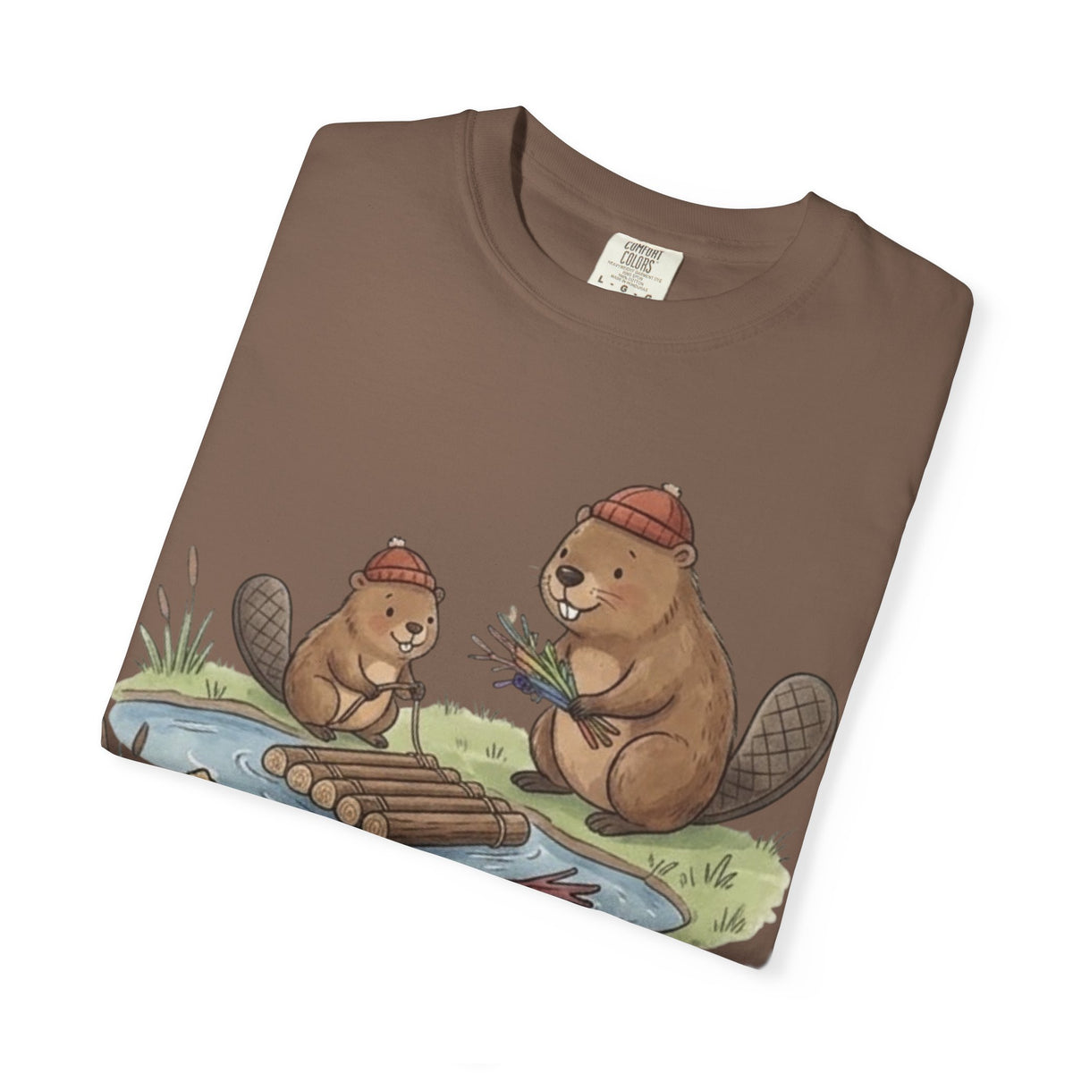Beaver Dad Son Team Building T-Shirt